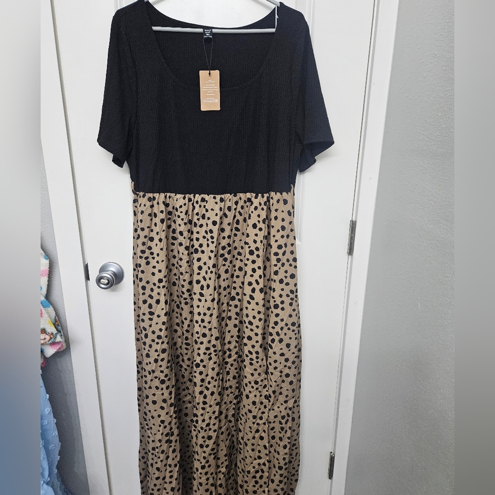 Shein Curve Frenchy Dress 4XL